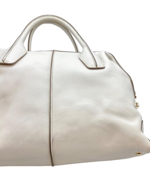 TOD'S（トッズ）TOD'S (トッズ) 2WAYバッグ ホワイトの古着・服飾アイテム