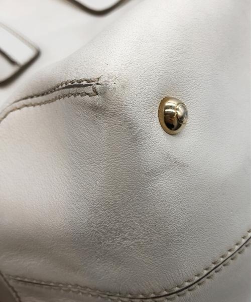 TOD'S（トッズ）TOD'S (トッズ) 2WAYバッグ ホワイトの古着・服飾アイテム