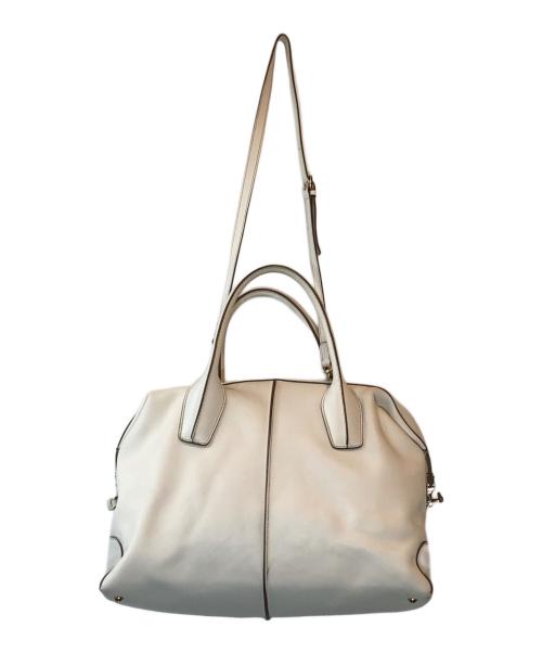 TOD'S（トッズ）TOD'S (トッズ) 2WAYバッグ ホワイトの古着・服飾アイテム