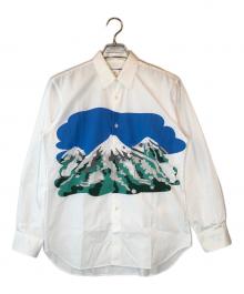COMME des GARCONS SHIRT（コムデギャルソンシャツ）の古着「ランドスケープツリーシャツ」｜ホワイト