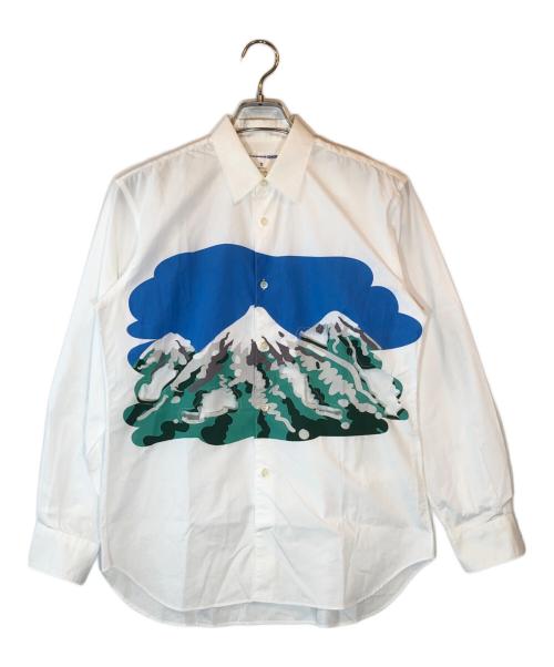COMME des GARCONS SHIRT（コムデギャルソンシャツ）COMME des GARCONS SHIRT (コムデギャルソンシャツ) ランドスケープツリーシャツ ホワイト サイズ:XSの古着・服飾アイテム