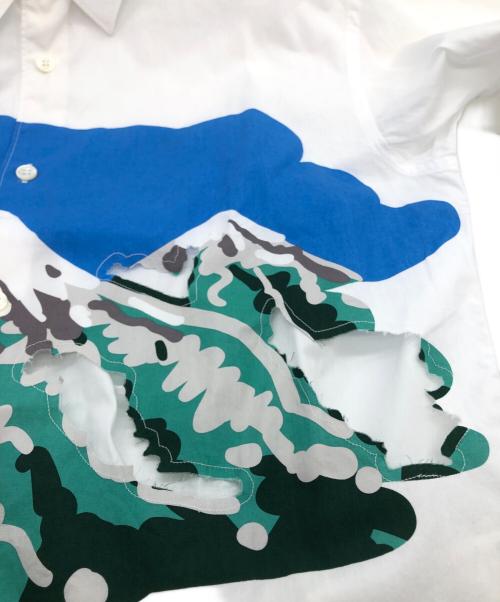 COMME des GARCONS SHIRT（コムデギャルソンシャツ）COMME des GARCONS SHIRT (コムデギャルソンシャツ) ランドスケープツリーシャツ ホワイト サイズ:XSの古着・服飾アイテム