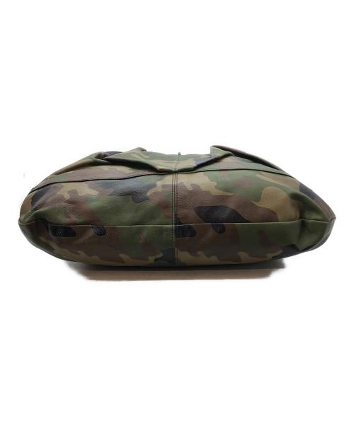 RAINBOW COUNTRY（レインボー カントリー）RAINBOW COUNTRY (レインボー カントリー) Leather Helmet Bag オリーブの古着・服飾アイテム