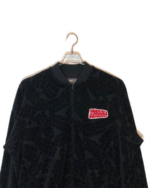Hysteric Glamour（ヒステリックグラマー）Hysteric Glamour (ヒステリックグラマー) FLAME LOGO柄ジャカード ジャンパー ブラック サイズ:XLの古着・服飾アイテム