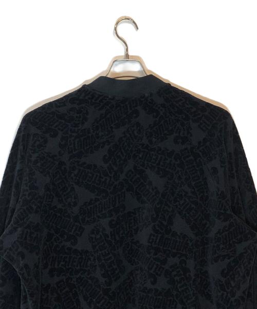 Hysteric Glamour（ヒステリックグラマー）Hysteric Glamour (ヒステリックグラマー) FLAME LOGO柄ジャカード ジャンパー ブラック サイズ:XLの古着・服飾アイテム