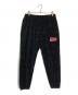Hysteric Glamour（ヒステリックグラマー）の古着「FLAME LOGO柄ジャカード スウェットパンツ」｜ブラック