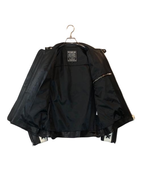 Hysteric Glamour（ヒステリックグラマー）Hysteric Glamour (ヒステリックグラマー) HELLワッペン レーシングジャケット ブラック サイズ:Lの古着・服飾アイテム