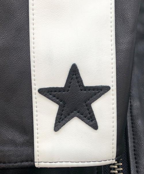 Hysteric Glamour（ヒステリックグラマー）Hysteric Glamour (ヒステリックグラマー) HELLワッペン レーシングジャケット ブラック サイズ:Lの古着・服飾アイテム