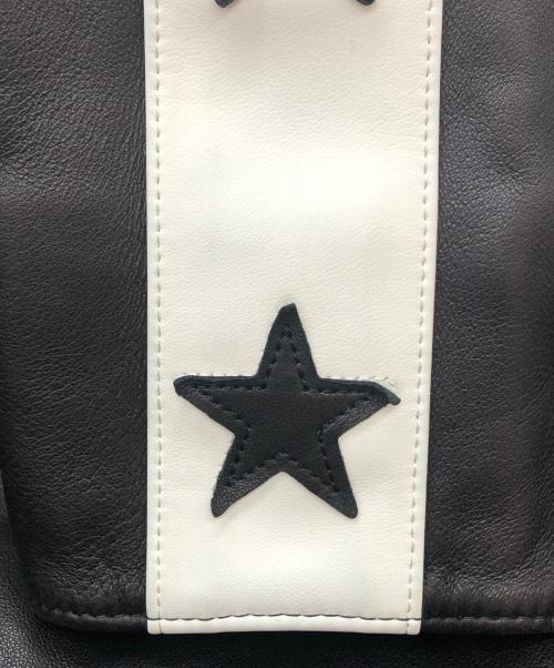Hysteric Glamour（ヒステリックグラマー）Hysteric Glamour (ヒステリックグラマー) HELLワッペン レーシングジャケット ブラック サイズ:Lの古着・服飾アイテム