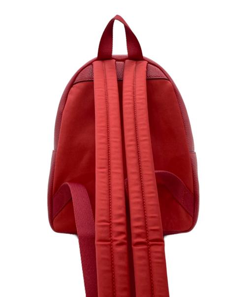 COACH（コーチ）COACH (コーチ) レザーリュック レッドの古着・服飾アイテム