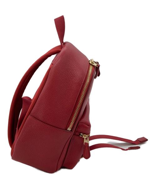 COACH（コーチ）COACH (コーチ) レザーリュック レッドの古着・服飾アイテム