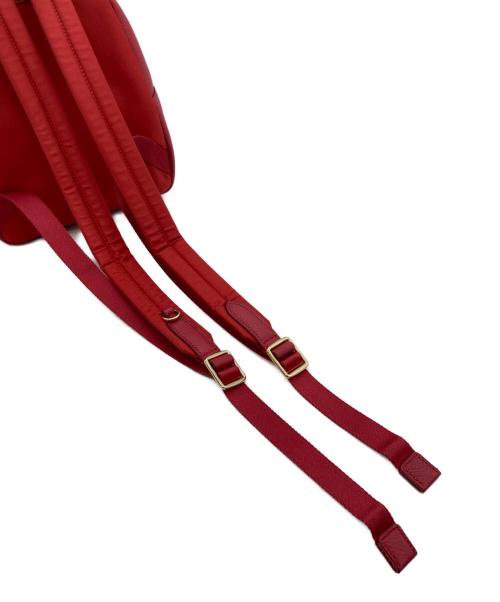 COACH（コーチ）COACH (コーチ) レザーリュック レッドの古着・服飾アイテム