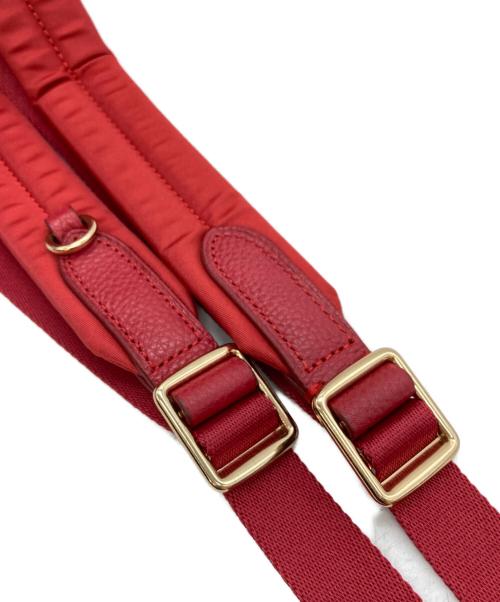 COACH（コーチ）COACH (コーチ) レザーリュック レッドの古着・服飾アイテム