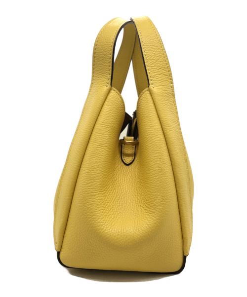 COACH（コーチ）COACH (コーチ) ハドリー ホーボー 2WAY ハンドバッグ レザー イエローの古着・服飾アイテム