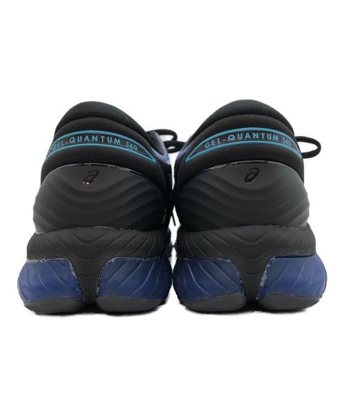 asics（アシックス）asics (アシックス) ゲルクォンタム360VII BLACK/AQUARIUM ブルー×ブラック サイズ:US8.5の古着・服飾アイテム