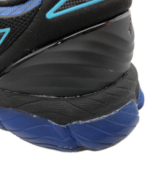 asics（アシックス）asics (アシックス) ゲルクォンタム360VII BLACK/AQUARIUM ブルー×ブラック サイズ:US8.5の古着・服飾アイテム