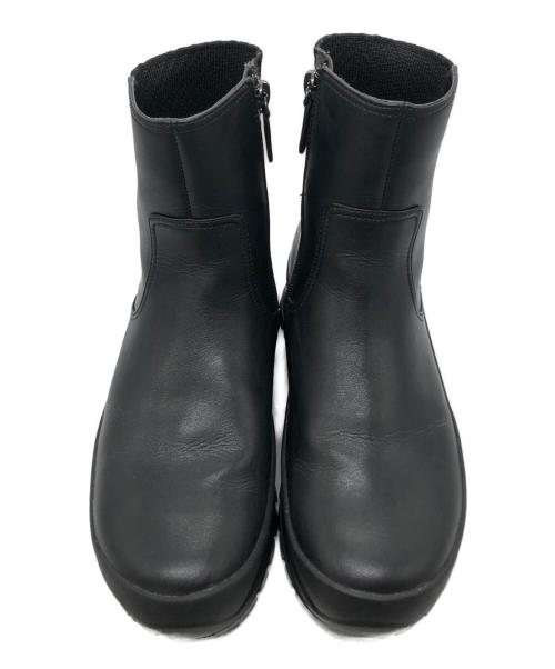 MACKINTOSH PHILOSOPHY（マッキントッシュ フィロソフィー）MACKINTOSH PHILOSOPHY (マッキントッシュ フィロソフィー) バックニットショートレインブーツ ブラック サイズ:24 1/2の古着・服飾アイテム