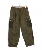 TIGHTBOOTH PRODUCTIONタイトブースプロダクション）の古着「BAGGY EASY CARGO PANTS」｜オリーブ