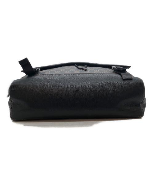FURLA（フルラ）FURLA (フルラ) レザーメッセンジャーバッグ ブラックの古着・服飾アイテム