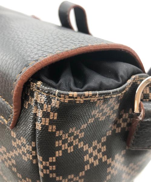 FURLA（フルラ）FURLA (フルラ) レザーメッセンジャーバッグ ブラックの古着・服飾アイテム
