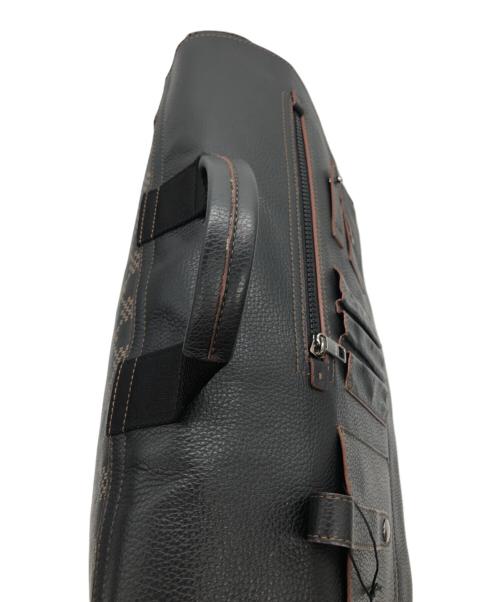 FURLA（フルラ）FURLA (フルラ) レザーメッセンジャーバッグ ブラックの古着・服飾アイテム