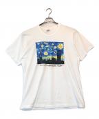 FRUIT OF THE LOOMフルーツオブザルーム）の古着「プリントTシャツ」｜ホワイト