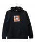 stussy（ステューシー）の古着「ボックスロゴパーカー」｜ブラック