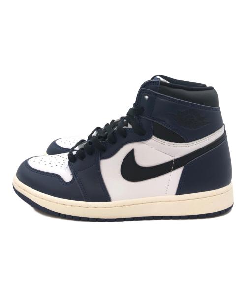 NIKE（ナイキ）NIKE (ナイキ) AIR JORDAN 1 RETRO HIGH OG（エアジョーダン1 レトロ ハイ OG） ネイビー サイズ:US9 未使用品の古着・服飾アイテム