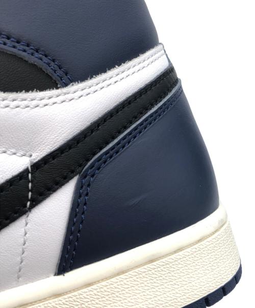 NIKE（ナイキ）NIKE (ナイキ) AIR JORDAN 1 RETRO HIGH OG（エアジョーダン1 レトロ ハイ OG） ネイビー サイズ:US9 未使用品の古着・服飾アイテム