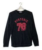 Hysteric Glamourヒステリックグラマー）の古着「NUMBER 76 Tシャツ」｜ブラック