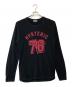 Hysteric Glamour（ヒステリックグラマー）の古着「NUMBER 76 Tシャツ」｜ブラック