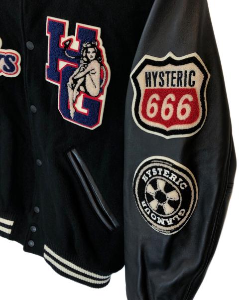 Hysteric Glamour（ヒステリックグラマー）Hysteric Glamour (ヒステリックグラマー) MOTOR CITY FEVER スタジャン ブラック サイズ:XLの古着・服飾アイテム