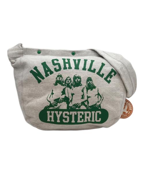 Hysteric Glamour（ヒステリックグラマー）Hysteric Glamour (ヒステリックグラマー) スウェットニュースペーパーバッグ グレー 未使用品の古着・服飾アイテム