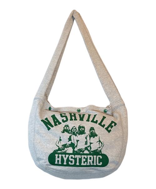Hysteric Glamour（ヒステリックグラマー）Hysteric Glamour (ヒステリックグラマー) スウェットニュースペーパーバッグ グレー 未使用品の古着・服飾アイテム