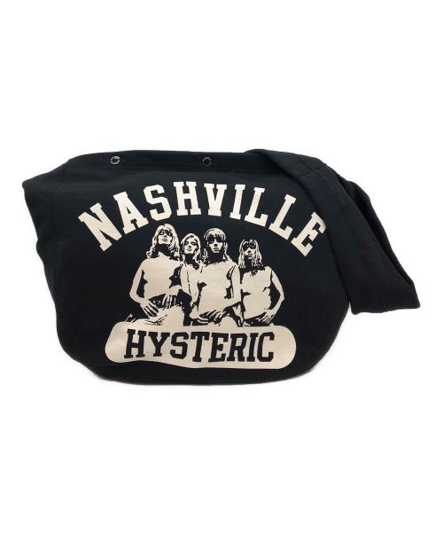 Hysteric Glamour（ヒステリックグラマー）Hysteric Glamour (ヒステリックグラマー) スウェットニュースペーパーバッグ ブラックの古着・服飾アイテム