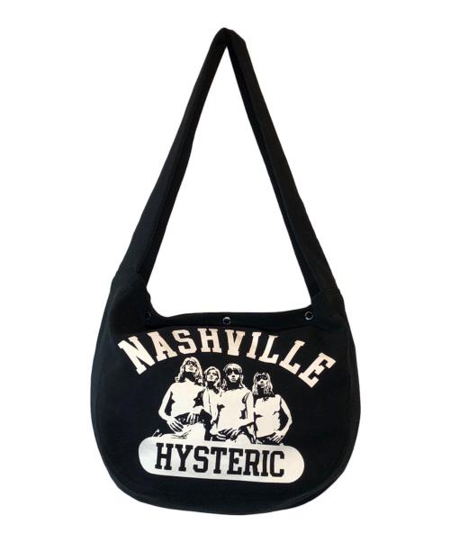 Hysteric Glamour（ヒステリックグラマー）Hysteric Glamour (ヒステリックグラマー) スウェットニュースペーパーバッグ ブラックの古着・服飾アイテム