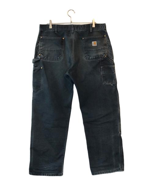 CarHartt（カーハート）CarHartt (カーハート) ダブルニーパンツ ブラック サイズ:38×30の古着・服飾アイテム