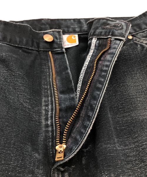 CarHartt（カーハート）CarHartt (カーハート) ダブルニーパンツ ブラック サイズ:38×30の古着・服飾アイテム