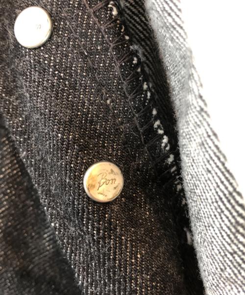 BONCOURA（ボンクラ）BONCOURA (ボンクラ) ブラックデニムパンツ ブラック サイズ:33の古着・服飾アイテム