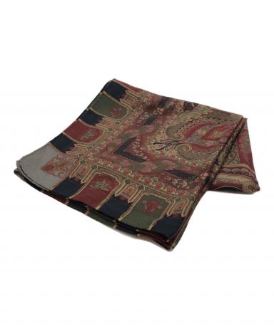 中古・古着通販】ETRO (エトロ) 大判シルクストール ブラウン サイズ