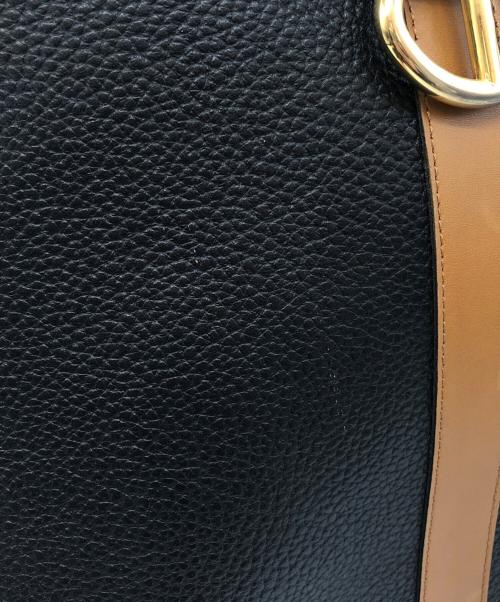 Christian Dior（クリスチャン ディオール）Christian Dior (クリスチャン ディオール) レザーショルダーバッグ ブラックの古着・服飾アイテム