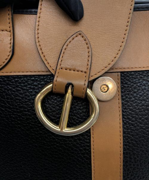 Christian Dior（クリスチャン ディオール）Christian Dior (クリスチャン ディオール) レザーショルダーバッグ ブラックの古着・服飾アイテム