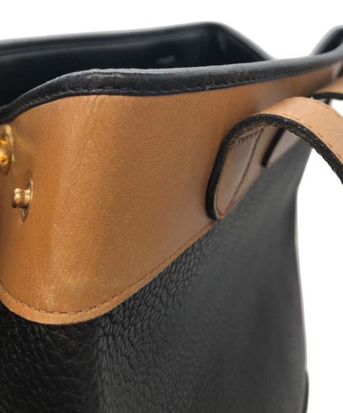 Christian Dior（クリスチャン ディオール）Christian Dior (クリスチャン ディオール) レザーショルダーバッグ ブラックの古着・服飾アイテム