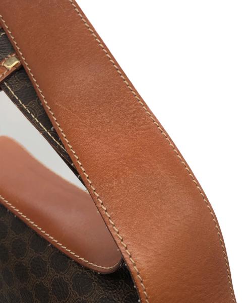 CELINE（セリーヌ）CELINE (セリーヌ) マカダム柄ショルダーバッグ ブラウンの古着・服飾アイテム