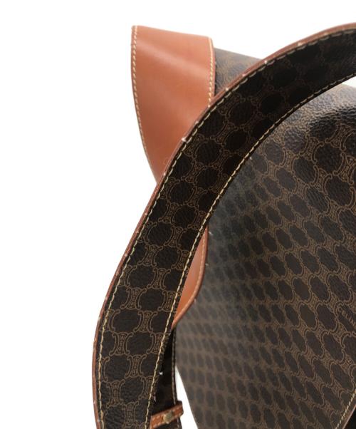 CELINE（セリーヌ）CELINE (セリーヌ) マカダム柄ショルダーバッグ ブラウンの古着・服飾アイテム