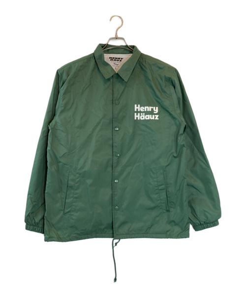 HENRY HAUZ（ヘンリーハウズ）HENRY HAUZ (ヘンリーハウズ) コーチジャケット グリーン サイズ:Lの古着・服飾アイテム