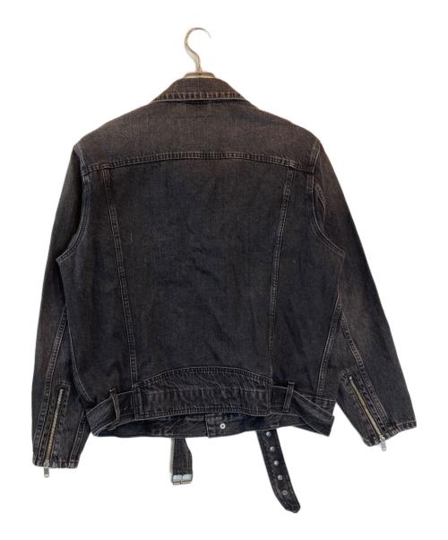 LEVI'S PReMIUM（リーバイス プレミアム）LEVI'S PReMIUM (リーバイス プレミアム) MOTO TRUCKER JACKET ブラック サイズ:Lの古着・服飾アイテム