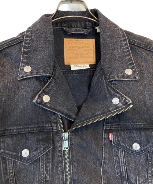 LEVI'S PReMIUM（リーバイス プレミアム）LEVI'S PReMIUM (リーバイス プレミアム) MOTO TRUCKER JACKET ブラック サイズ:Lの古着・服飾アイテム