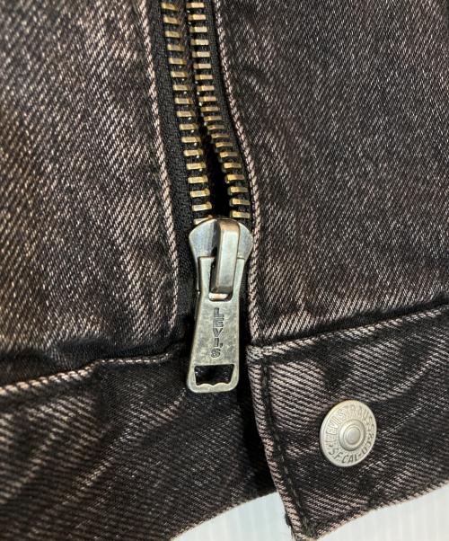LEVI'S PReMIUM（リーバイス プレミアム）LEVI'S PReMIUM (リーバイス プレミアム) MOTO TRUCKER JACKET ブラック サイズ:Lの古着・服飾アイテム