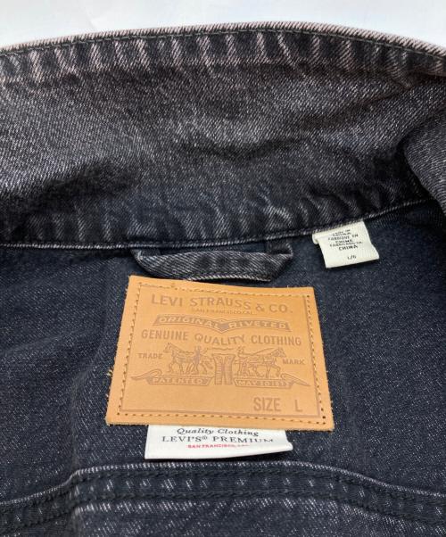 LEVI'S PReMIUM（リーバイス プレミアム）LEVI'S PReMIUM (リーバイス プレミアム) MOTO TRUCKER JACKET ブラック サイズ:Lの古着・服飾アイテム